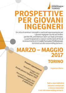 Evento Giovani Ingegneri 2017