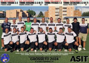 Il calcio a 8 over 40 A.S.I.T. è 3° in Italia