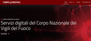 “Corpo digitale”: il portale dei servizi digitali del Corpo Nazionale dei Vigili del Fuoco per il cittadino e le imprese