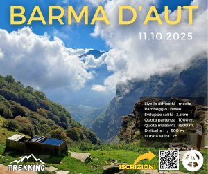 ASIT: trekking al rifugio Barma d’Aut
