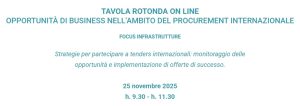 Opportunità di business nell’ambito del procurement internazionale