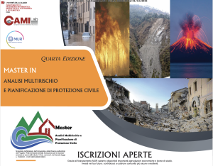 Master di II livello in “Analisi Multirischio e Pianificazione di Protezione Civile”