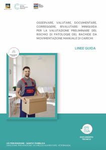 La miniguida della Regione Veneto per valutare il rischio del rachide