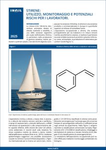 Dall’Inail un fact sheet sullo stirene