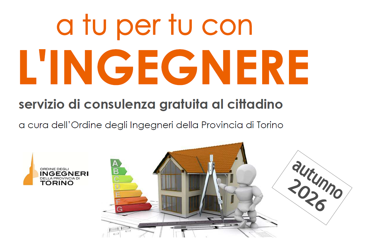 “A tu per tu con l’ingegnere”: consulenze autunno 2026